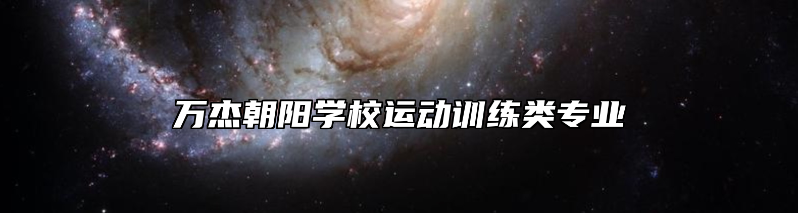 万杰朝阳学校运动训练类专业