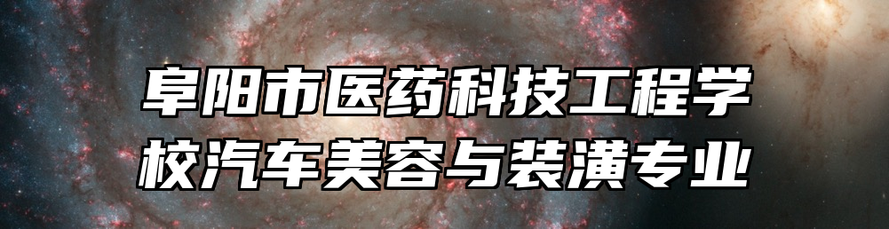 阜阳市医药科技工程学校汽车美容与装潢专业