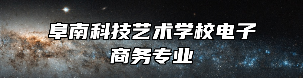 阜南科技艺术学校电子商务专业