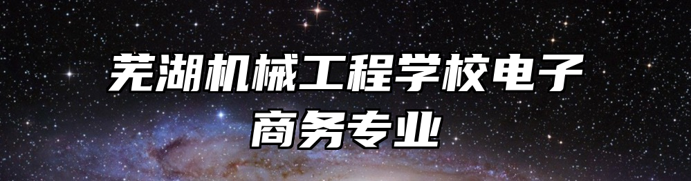 芜湖机械工程学校电子商务专业