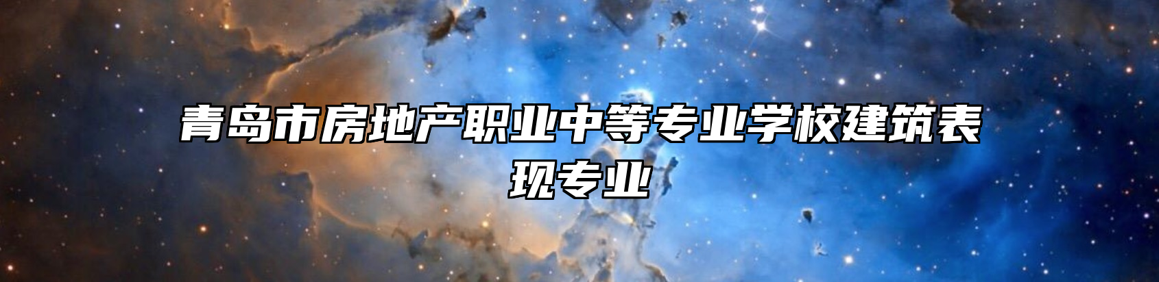 青岛市房地产职业中等专业学校建筑表现专业