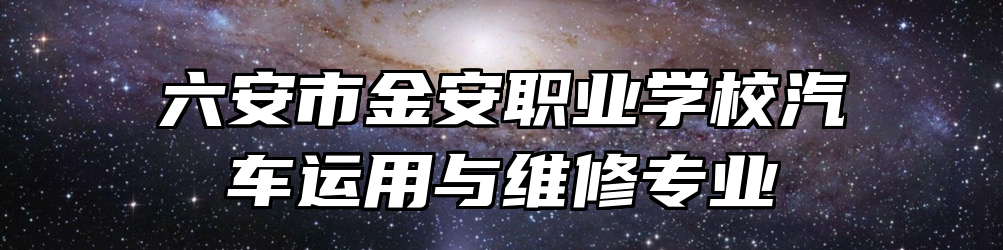 六安市金安职业学校汽车运用与维修专业