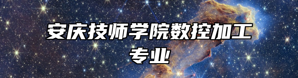 安庆技师学院数控加工专业