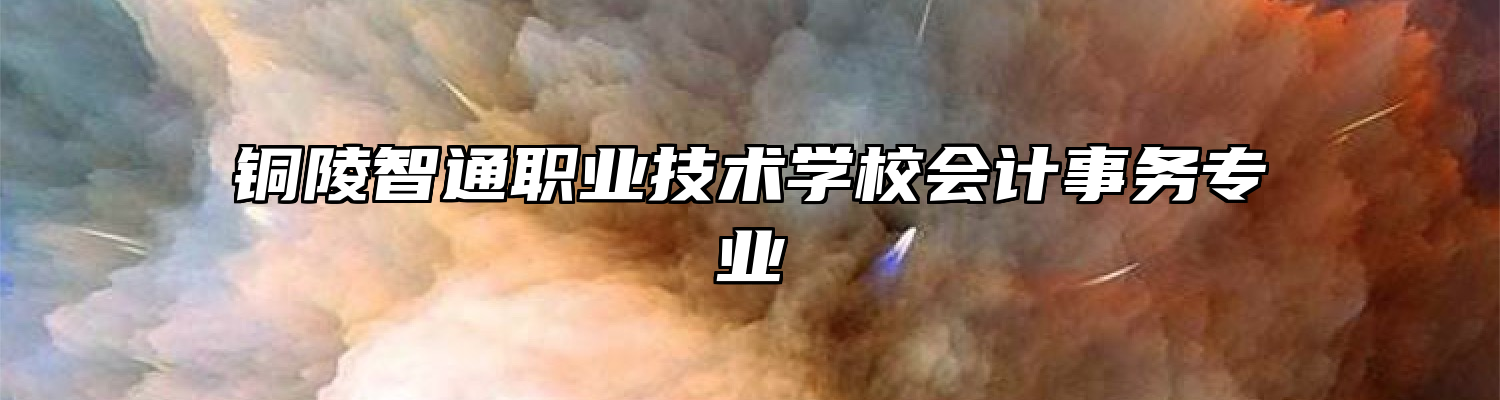 铜陵智通职业技术学校会计事务专业