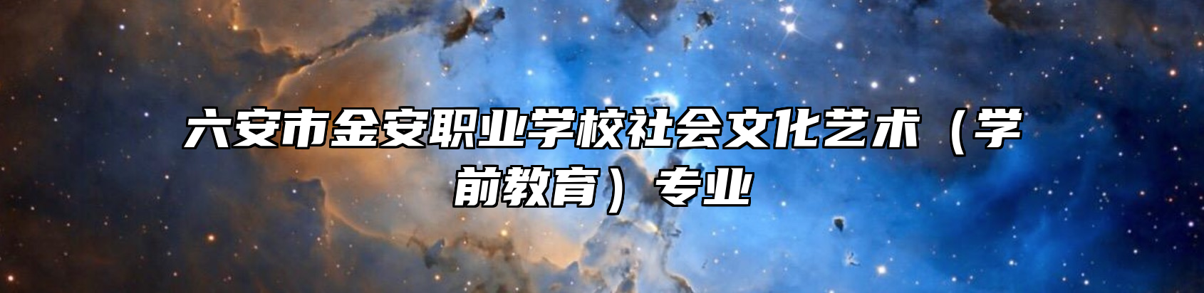 六安市金安职业学校社会文化艺术（学前教育）专业