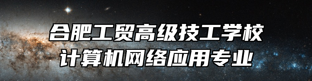 合肥工贸高级技工学校计算机网络应用专业