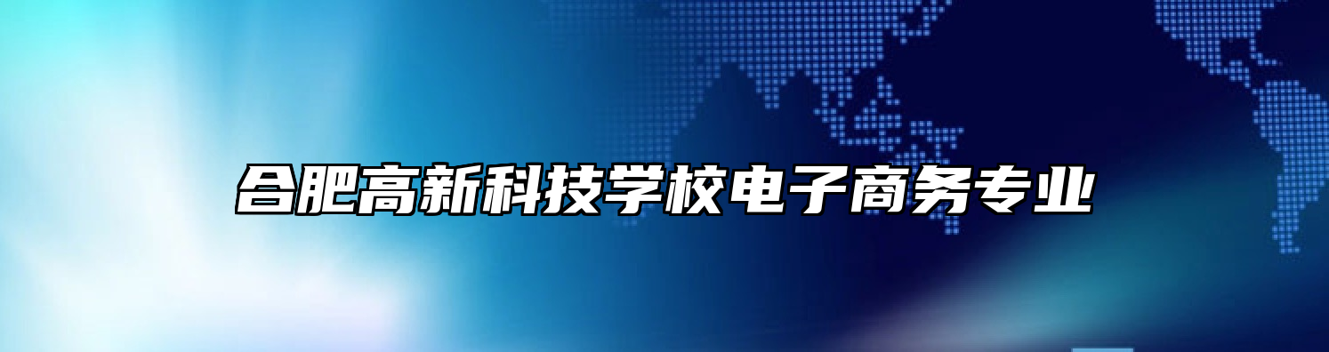 合肥高新科技学校电子商务专业