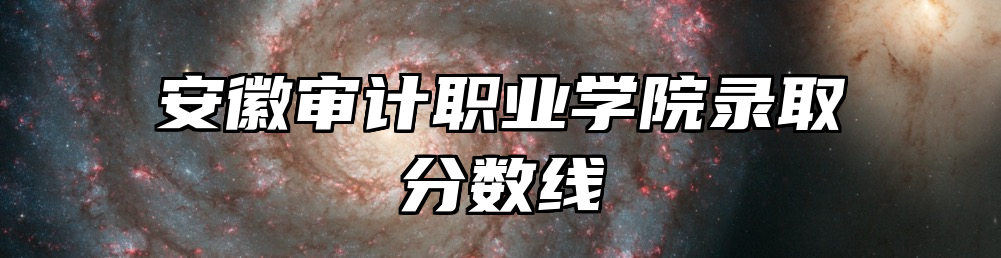 安徽审计职业学院录取分数线