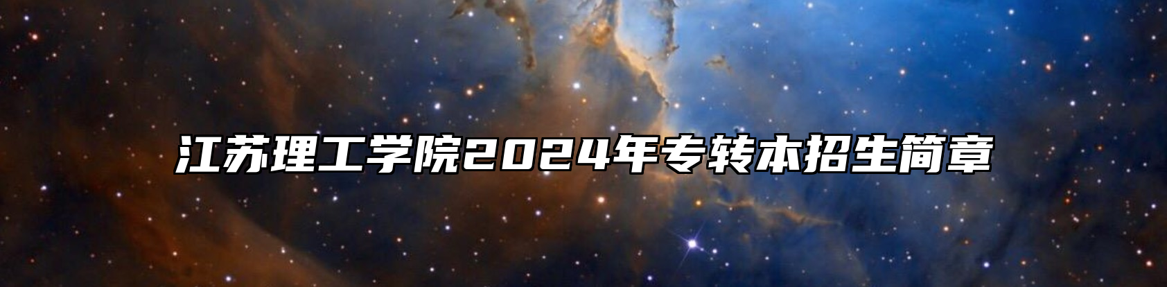 江苏理工学院2024年专转本招生简章