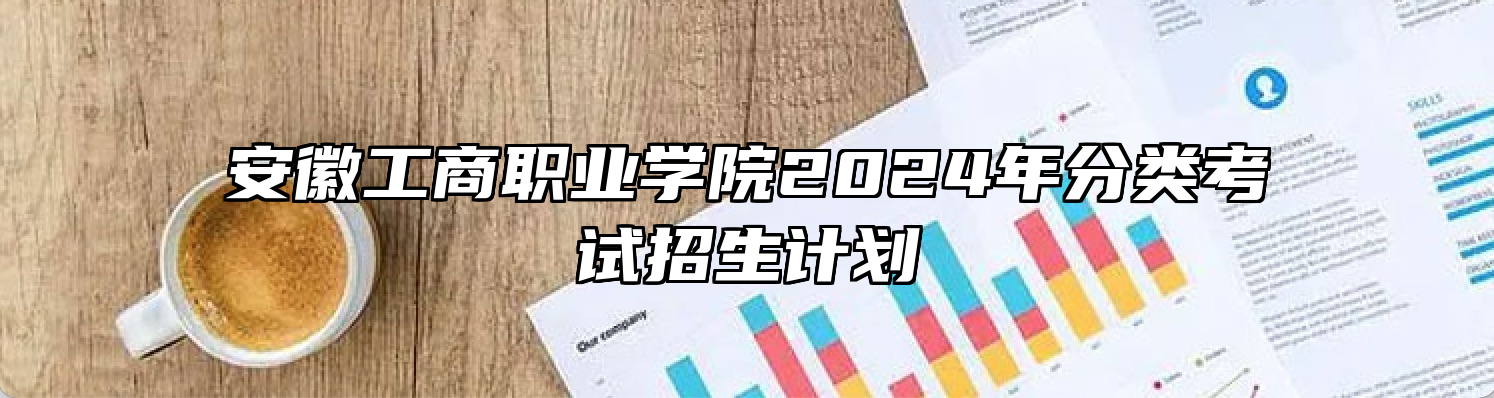 安徽工商职业学院2024年分类考试招生计划
