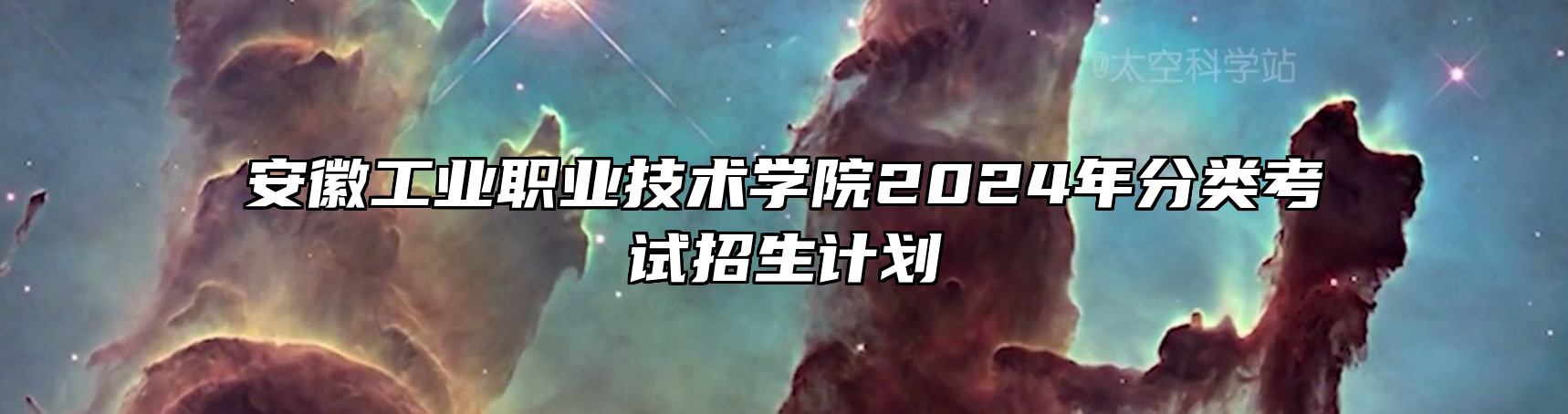 安徽工业职业技术学院2024年分类考试招生计划