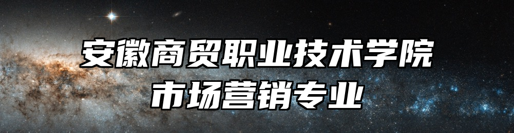 安徽商贸职业技术学院市场营销专业