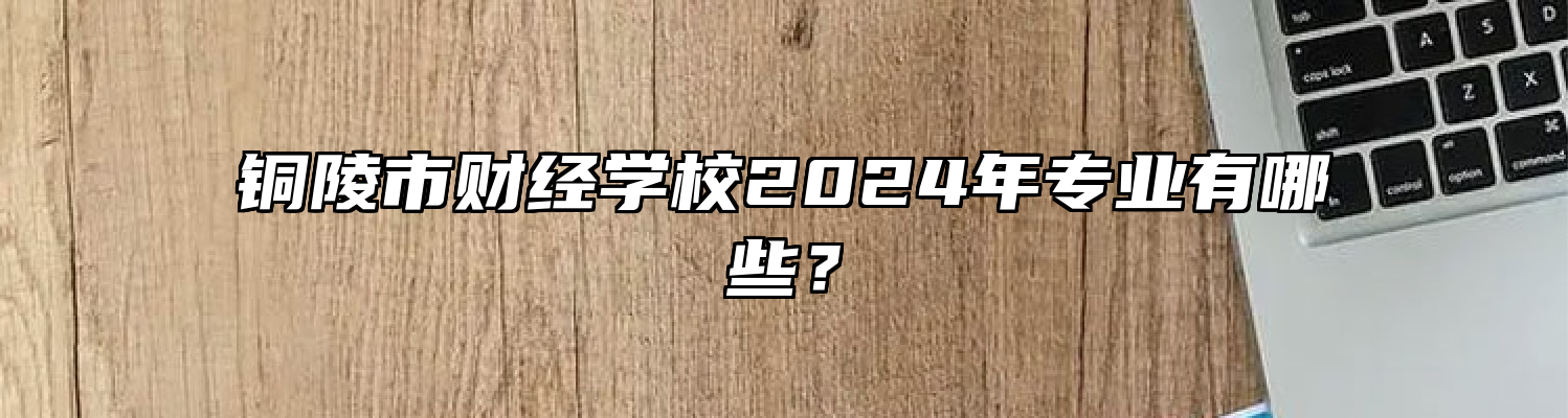 铜陵市财经学校2024年专业有哪些？