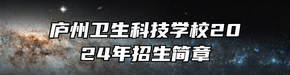 庐州卫生科技学校2024年招生简章