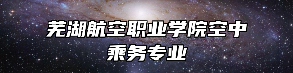 芜湖航空职业学院空中乘务专业