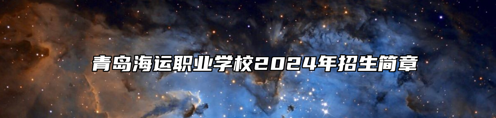  青岛海运职业学校2024年招生简章
