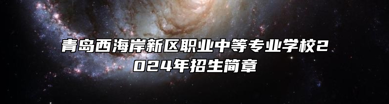 青岛西海岸新区职业中等专业学校2024年招生简章