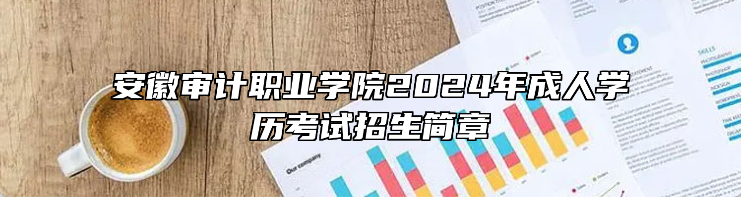 安徽审计职业学院2024年成人学历考试招生简章