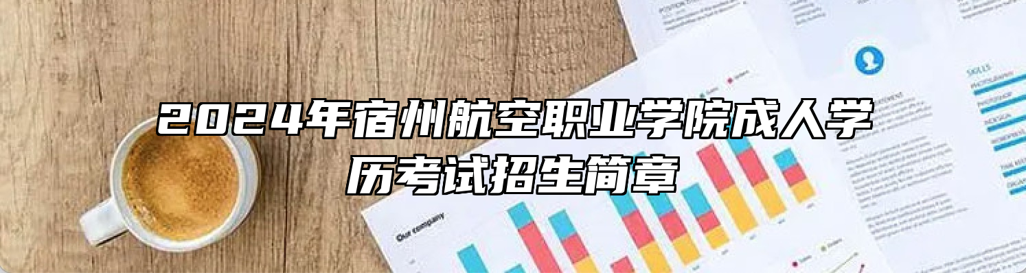 2024年宿州航空职业学院成人学历考试招生简章