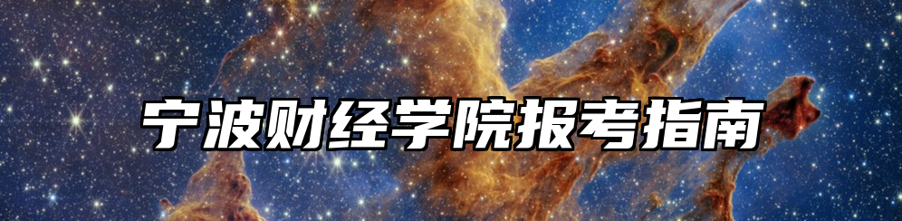 宁波财经学院报考指南