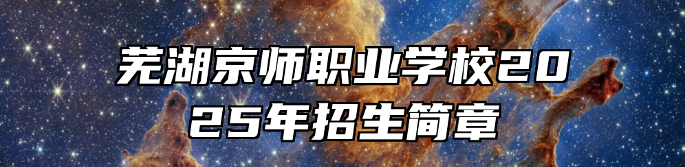 芜湖京师职业学校2025年招生简章