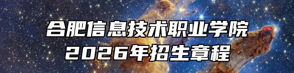 合肥信息技术职业学院2026年招生章程
