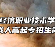 安徽工业经济职业技术学院2023年成人高起专招生简章