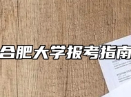 合肥大学报考指南