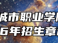 滁州城市职业学院2026年招生章程