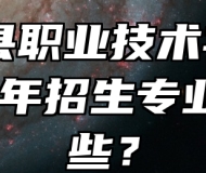 枞阳县职业技术学校2024年招生专业有哪些？