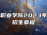 阜阳科技职业学院2023年分类考试招生章程