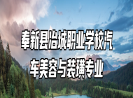 奉新县冶城职业学校汽车美容与装璜专业