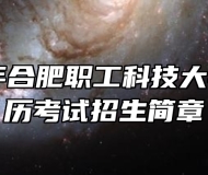 2024年合肥职工科技大学成人学历考试招生简章