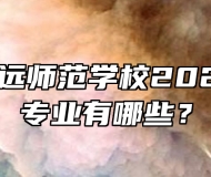 安徽省怀远师范学校2024年招生专业有哪些？