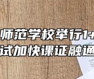 亳州幼儿师范学校举行1+X证书考试加快课证融通