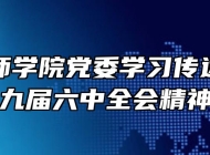 安庆技师学院党委学习传达党的十九届六中全会精神