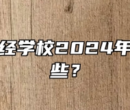 铜陵市财经学校2024年专业有哪些？