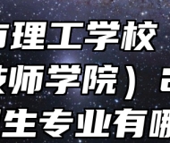铜陵市理工学校（安徽铜陵技师学院）2024年招生专业有哪些？