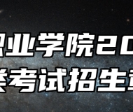 徽商职业学院2024年分类考试招生章程