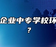 阜阳乡镇企业中专学校环境怎么样？