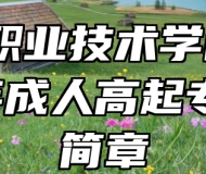 淮南职业技术学院2023年成人高起专招生简章