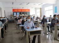 淮北煤电技师学院组织春季开学前师生入校模拟演练