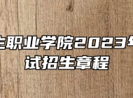 皖北卫生职业学院2023年分类考试招生章程