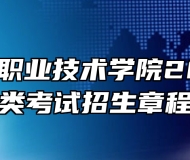安徽汽车职业技术学院2024年分类考试招生章程
