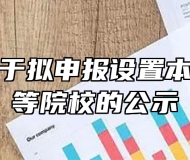 安徽省关于拟申报设置本科层次高等院校的公示