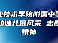 芜湖职业技术学院附属中等职业学校--运动健儿展风采 志愿服务显精神