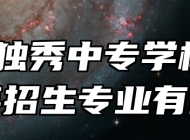 安庆独秀中专学校2024年招生专业有哪些？