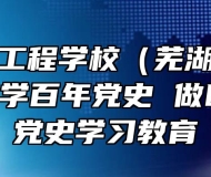 芜湖汽车工程学校（芜湖技师学院）开展“学百年党史 做时代新人”党史学习教育