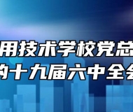 滁州市应用技术学校党总支组织学习党的十九届六中全会精神
