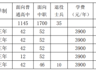安庆职业技术学院2024年分类考试招生计划